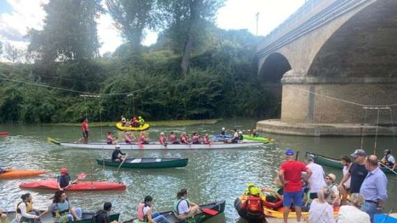 "La canoa è per tutti": suggestiva iniziativa a Città di Castello