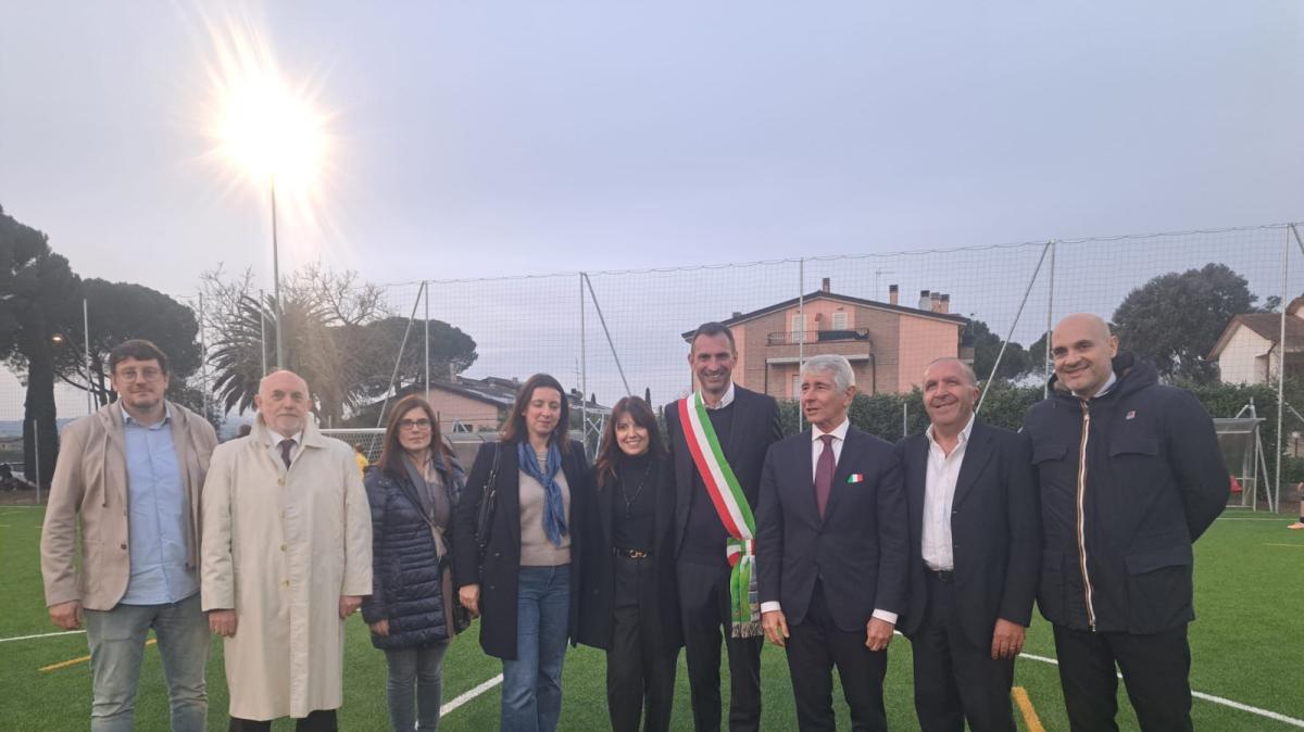 Torgiano in festa in memoria del "Picchio": inaugurati gli impianti sportivo