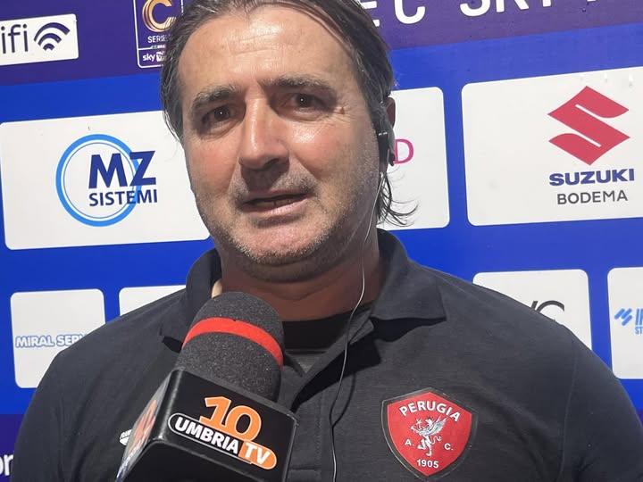"La squadra è dalla mia parte: peccato per Latina, ma il Perugia deve pensare al campionato"