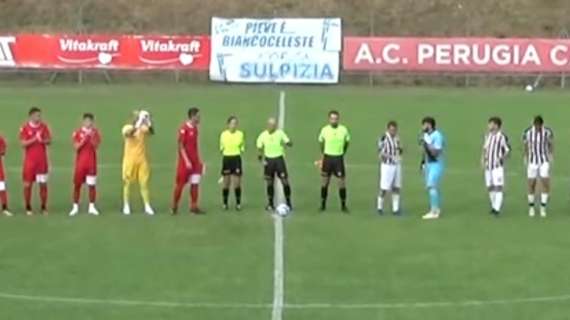 Così l'amichevole di ieri del Perugia contro il Trestina vinta 3-0 dai grifoni