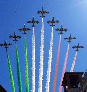 Domani le frecce tricolori in sorvolo su Perugia! Poi sabato e domenica le prove e lo show a Foligno!
