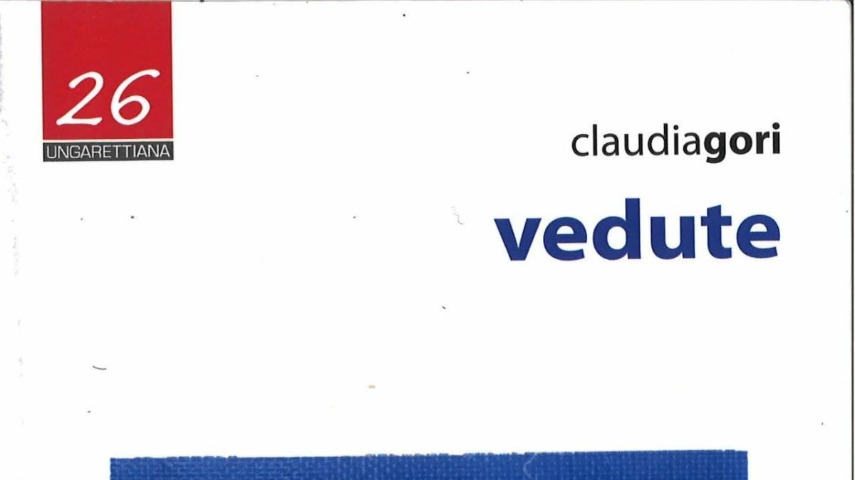 Il 9 maggio la presentazione di "Vedute", il libro di poesie di Claudia Gori