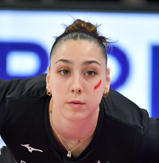 Il saluto a Perugia di Beatrice Gardini dopo la retricessione in A2 con la Bartoccini