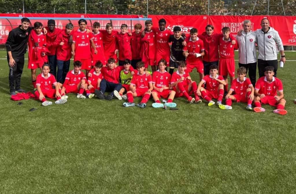 Under 15: Perugia-Pianese 8-0 per la sesta vittoria consecutiva dei grifoncelli