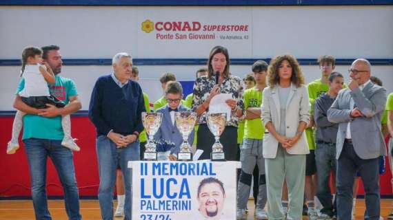 Tante le emozioni a Ponte San Giovanni nel ricordo di Luca Palmerini, indimenticato tecnico di basket