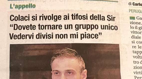 Che situazione nel tifo del volley perugino! E' insanabile la frattura tra Sirmaniaci e Curva Nord