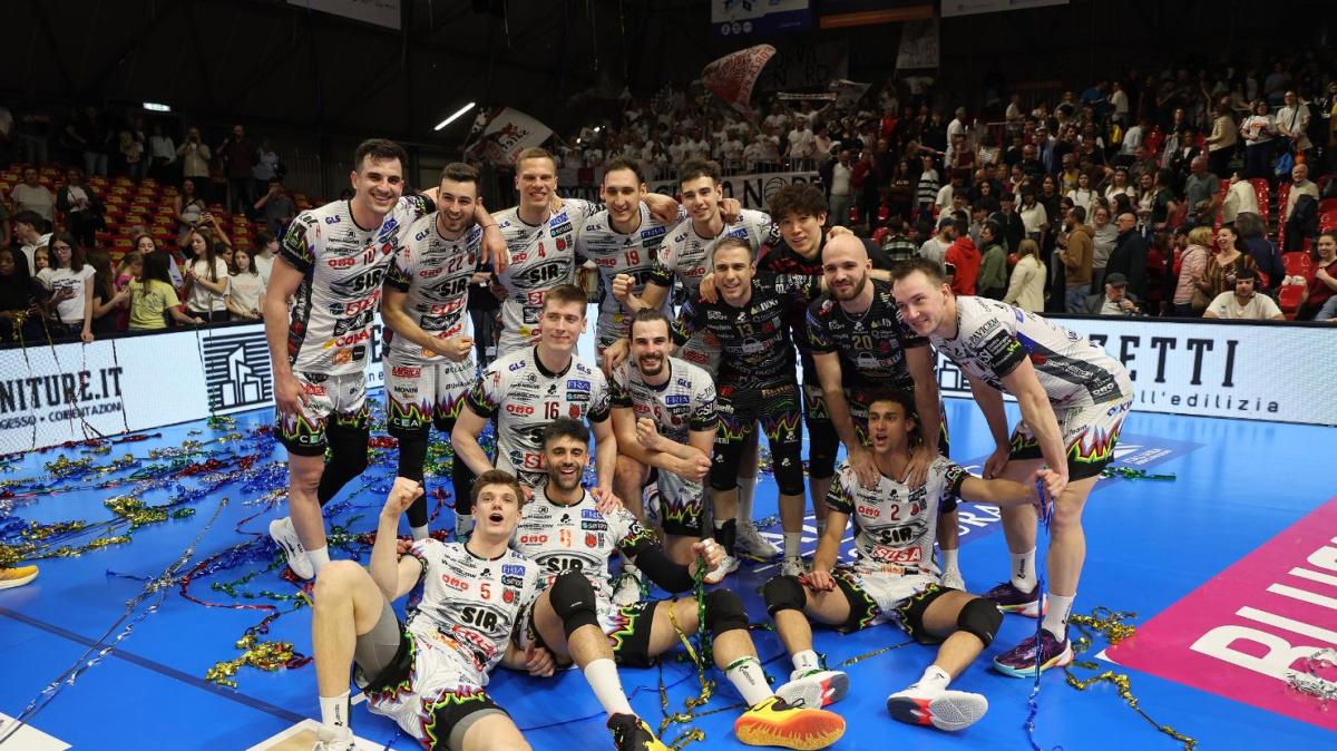La Sir Perugia batte Piacenza e conquista la quattordicesima vittoria di fila: ipotecata la finale-scudetto di volley maschile