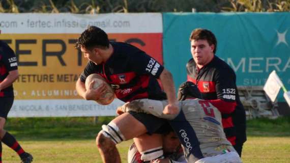 Sconfitta per il Rugby Gubbio in serie B a San Benedetto del Tronto