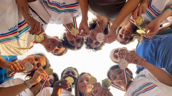 Si celebrano le campionesse dell'Athlon Bastia per i successi nelle staffette