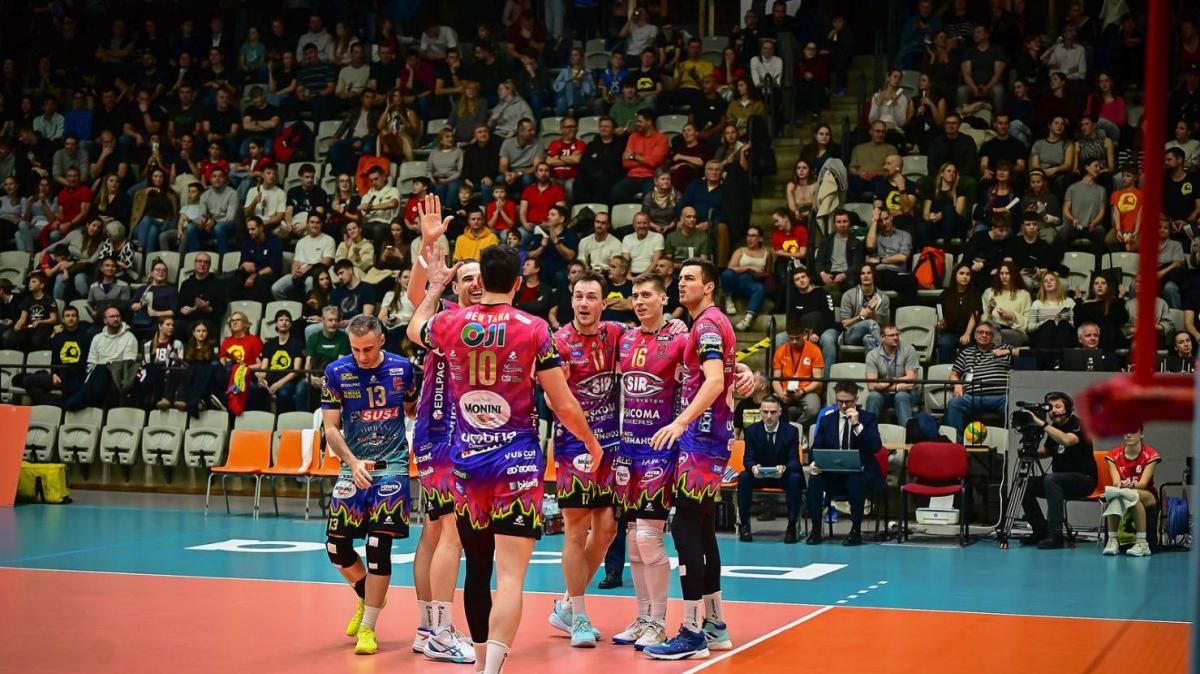 Dopo la Champions, per la Sir c'è la gara di campionato di domenica contro Piacenza (LIVE su www.perugia24.net)