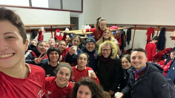 Vittoria del Perugia calcio femminile nel derby con il Santa Sabina