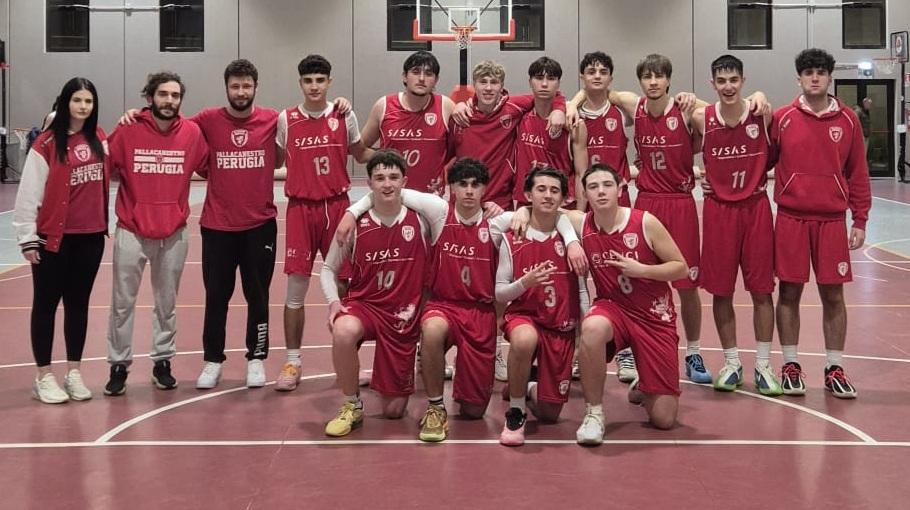 L'Under 17 maschile della Pallacanestro Perugia vince (64-61) di misura in casa dello Spoleto