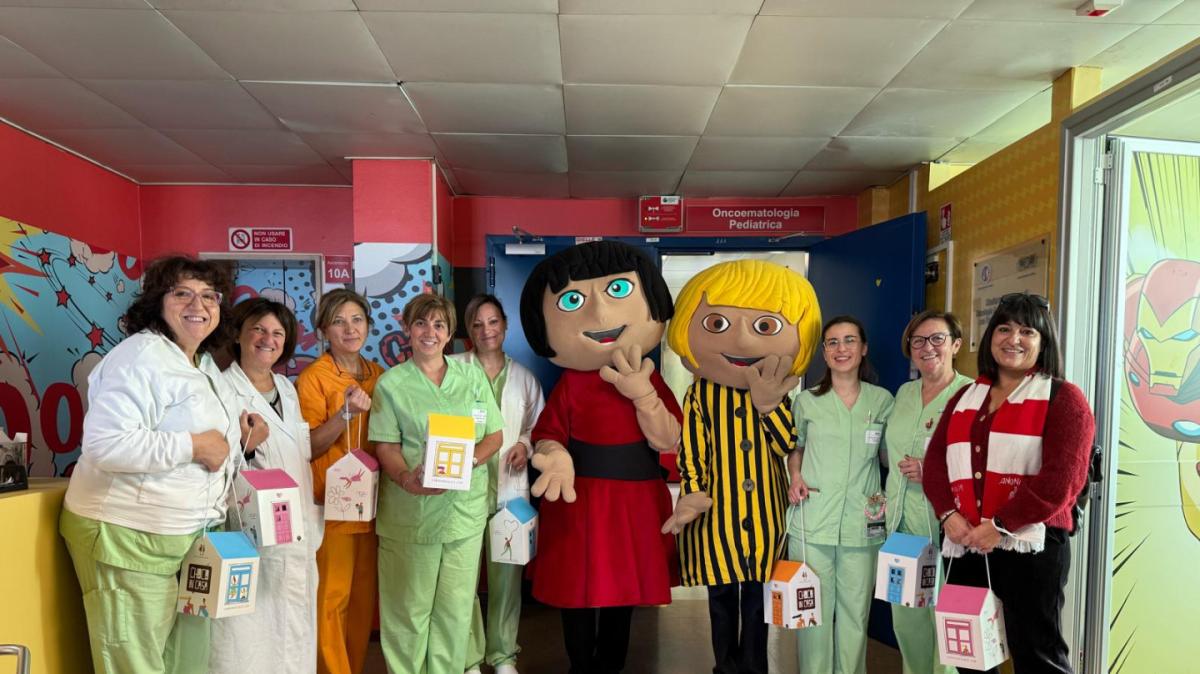 La visita di Eurochocolate ad Oncoematologia Pediatrica di Perugia