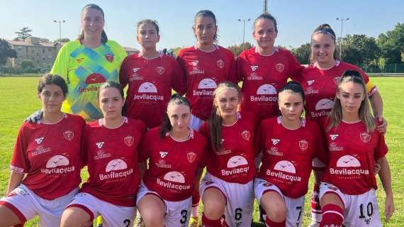 Netta sconfitta in campionato del Perugia calcio femminile