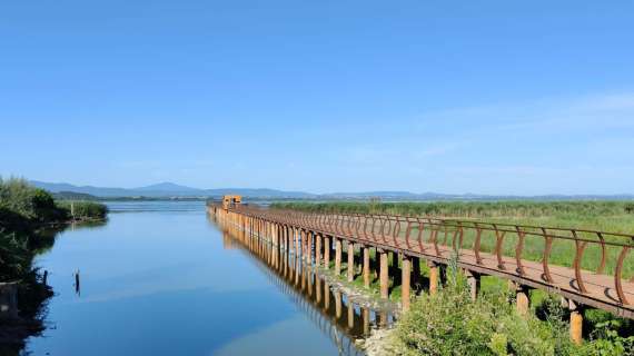 Eccola! A San Savino una passerella di 200 metri che si spinge sulle acque del Trasimeno!