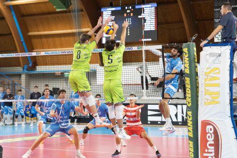 In A3 il San Giustino vince anche contro Acqui Terme e sale al secondo posto 