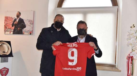 La visita al Perugia Calcio di Marcel Vulpis, vicepresidente vicario della Lega Pro.