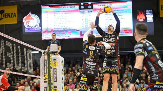 La Sir Susa Vim Perugia stasera a Piacenza per la qualificazione in Champions League
