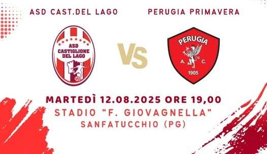 Il Castiglione del Lago oggi in amichevole contro la squadra Primavera del Perugia 