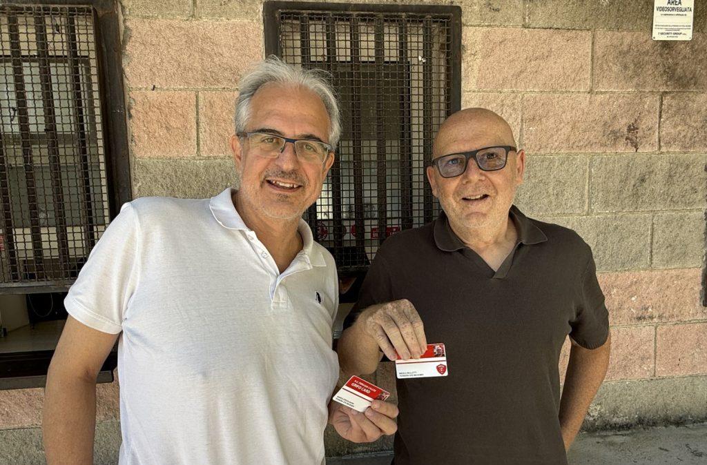 Il Perugia Calcio supera di slancio quota mille abbonamenti! Marco e Nicola si sono divisi la tessera numero mille!