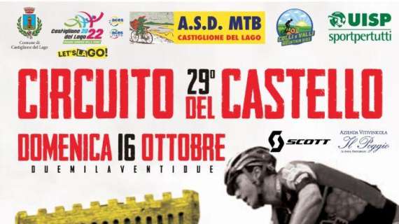 Domenica c'è il "Circuito del Castello": gara in Mountain Bike a Castiglione del Lago