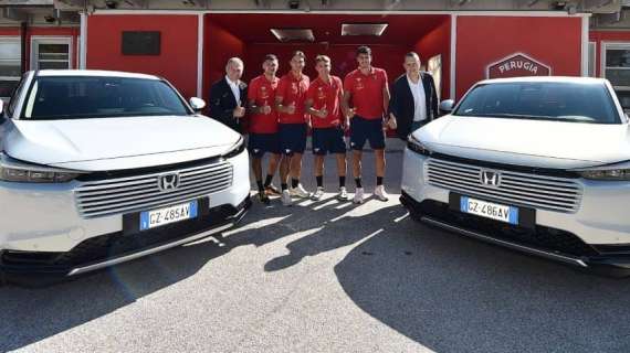 Dai fratelli Gianni e Nicola Palomba due nuovissime auto a disposizione del Perugia calcio