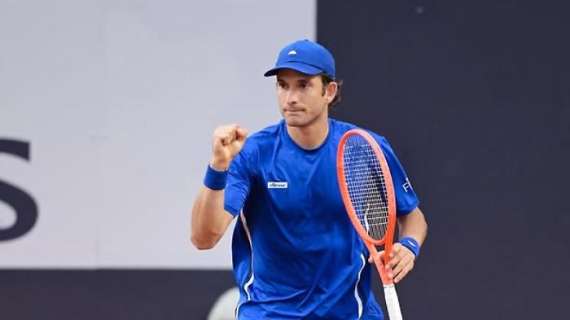 Il tennista perugino Francesco Passaro tiene alti i colori dell'Italia al torneo di Heilbronn