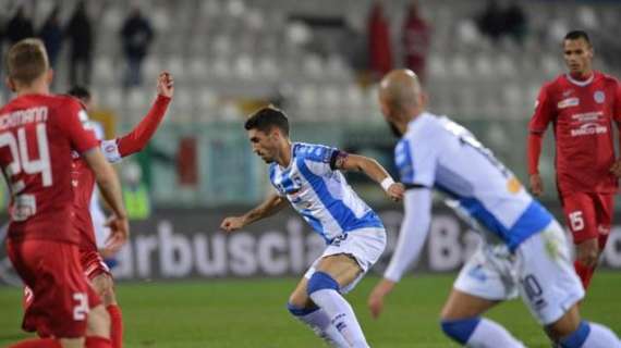 Pescara-Novara 1-0 posticipo di serie B all'Adriatico