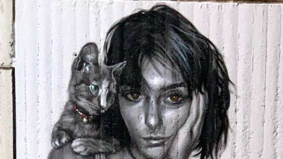 Il ricordo di Giorgia Panciarola in un'opera di street art a Magione: pellegrinaggio per ammirarla