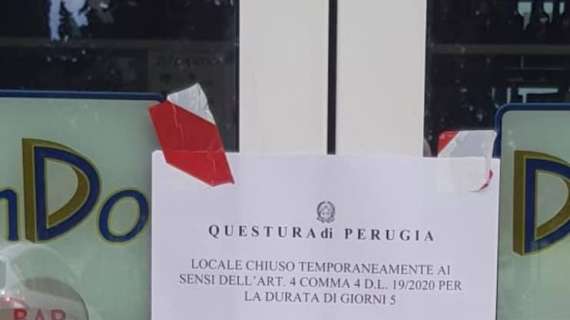 Questura di Perugia dispone chiusura di uno dei più frequentati locali della città per "mancato contenimento"! 
