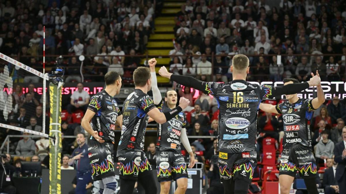 Questa Sir Perugia che ha battuto anche Modena e contnua a far sognare...