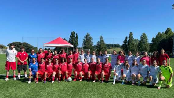 L'Under 15 del Perugia calcio femminile ha trionfato nel torneo “Riviera del Conero”