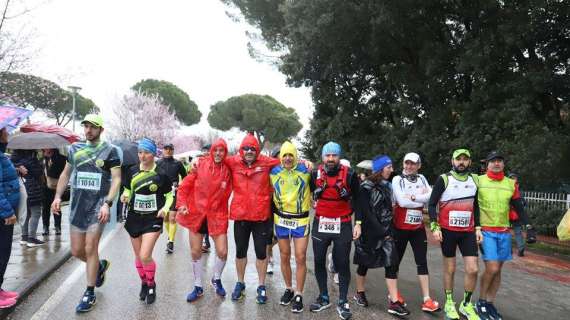 Strasimeno km 42 arrivo maschile: Francesco, Gianfranco, Stefano per l'Umbria...