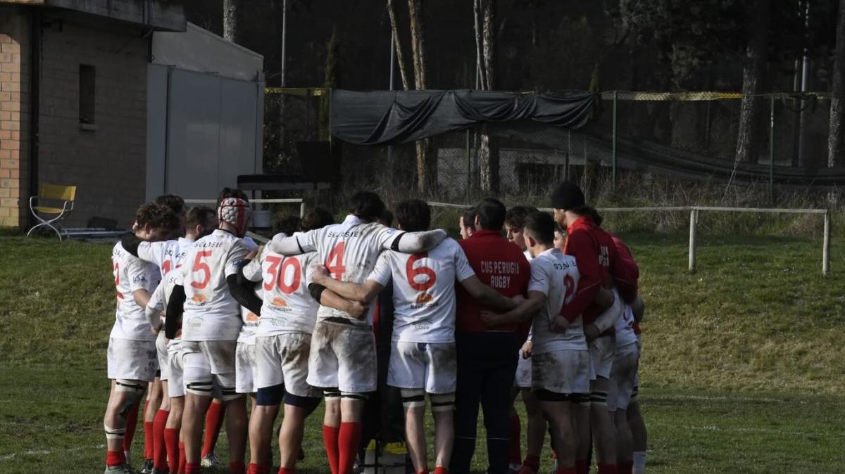 Il Rugby Perugia in campo contro San Donà nel ritorno dei playoff promozione