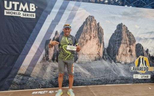 Moreno Piampiano ha corso 16 ore per il traguardo degli 80 km delle Cime di Lavaredo!