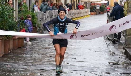 Quanti umbri sul podio alla Brunello Crossing! Francesco Mariani, Pina Deiana, Lorena Piastra e Deborah Piccioni!