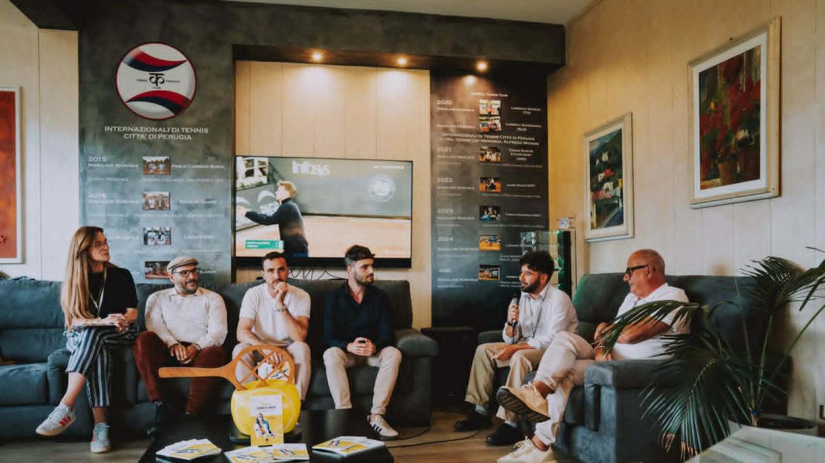 Presentato a Perugia “Rampa di lancio”, il libro sugli aneddoti dei tornei MEF Tennis Events