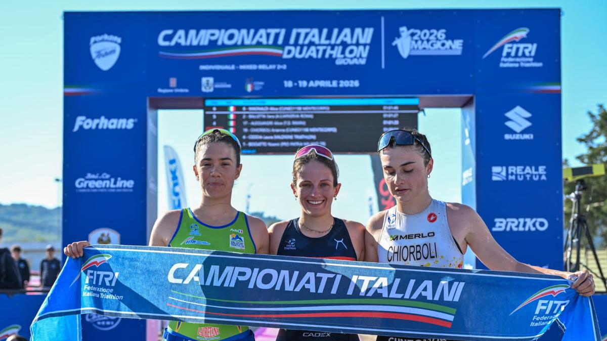 Festa a Magione per i campionati italiani di duathlon giovanile della Fitri: entusiasmo ed emozioni