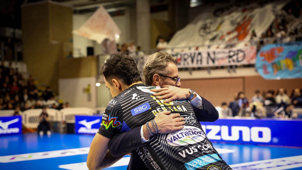 La Sir Susa Scai Perugia vince nettamente (3-0) anche contro Cisterna