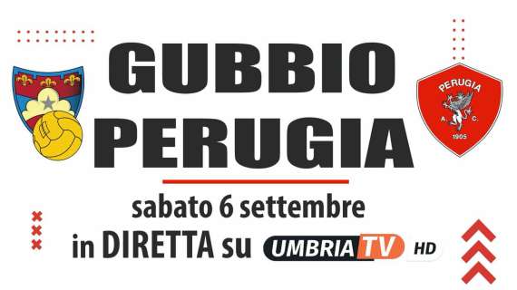 Sabato in diretta su Umbria Tv si potrà seguire il derby Gubbio-Perugia