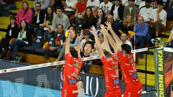 La Sir Susa Vim Perugia in campo domani sera alle 19.30 a Civitanova nella sfida della Superlega