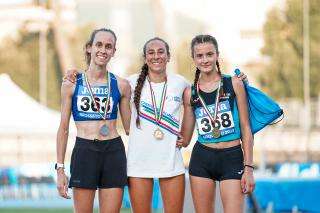 Bravissime le gemelle perugine Elena e Laura Ribigini! Tre medaglie ai campionati italiani di atletica di Grosseto