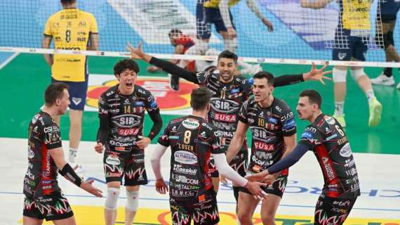 Così è andata la partita di Coppa Italia tra Sir Perugia e Modena al PalaBarton