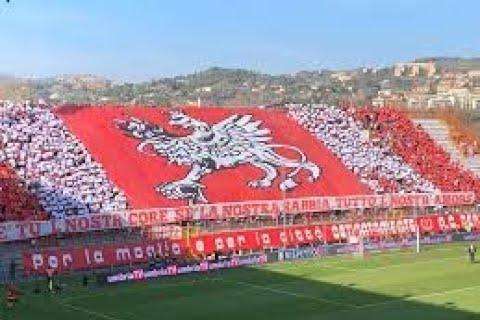 Il Perugia multato per lo striscione esposto dai tifosi in Curva Nord nella gara con il Sestri Levante