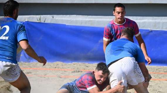 Spettacolo per il beach rugby a Tuoro valevole per il Trofeo Italiano