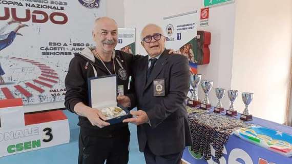 Riconoscimento nazionale al maestro perugino di judo Roberto Sabatini