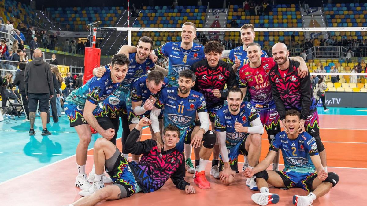 Così è andata la partita vinta dalla Sir Perugia contro Las Palmas alle Isole Canarie