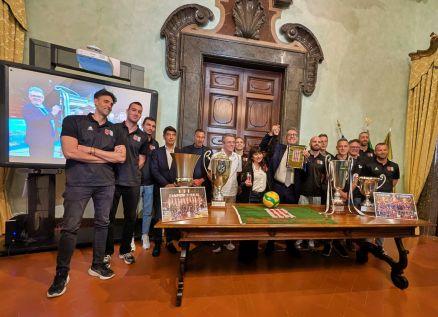 La festa in Regione per la Sir Perugia al termine di una stagione esaltante e vincente
