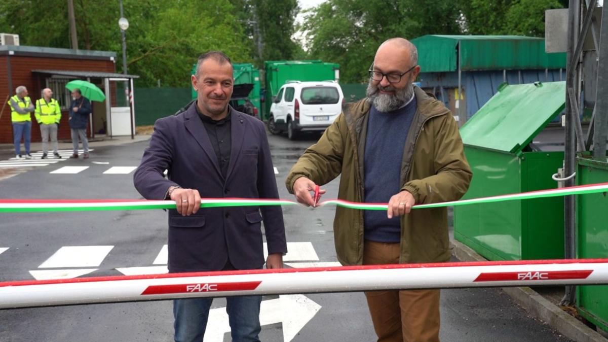 A Perugia inaugurato il centro di raccolta di Sant'Andrea delle Fratte dopo la riqualificazione