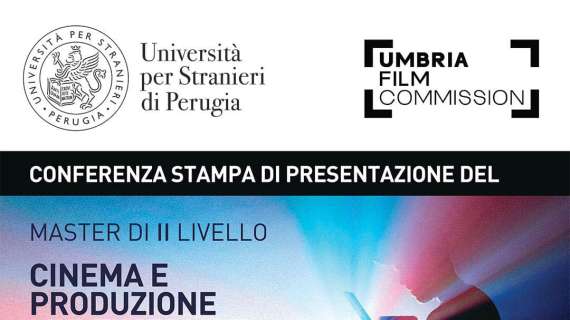 Oggi la presentazione del Master in cinema e produzione multimediale della Stranieri di Perugia